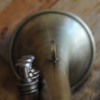 Patine "à l'ancienne" d'un bugle fin XIXème